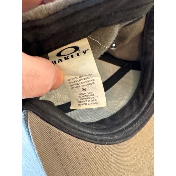 Oakley Moss Green Felt 5 Panel Strapback Hat - Picture 7 of 7